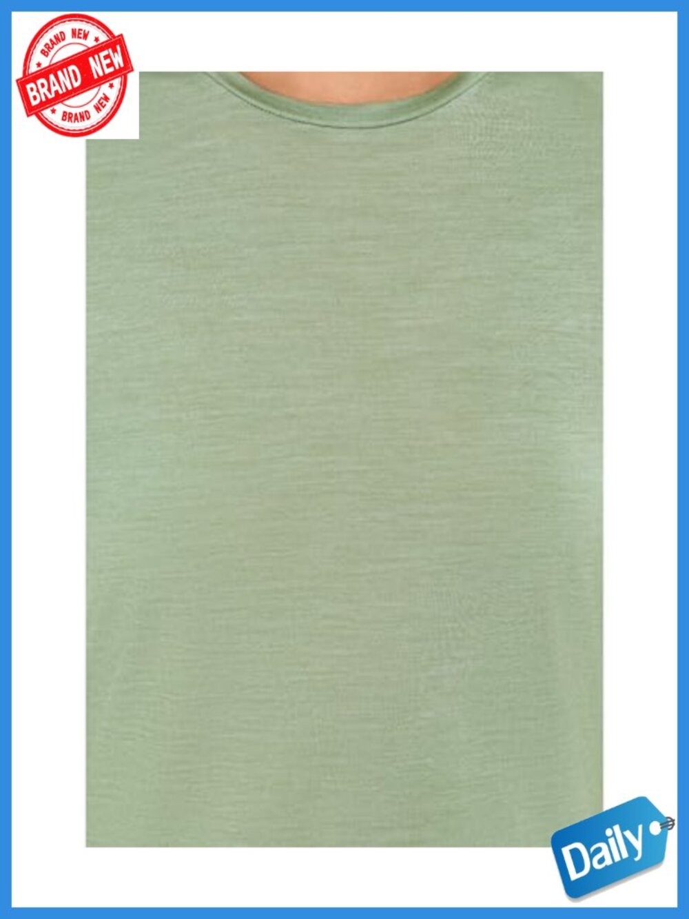 Cool-Lite Merino Wool Blend Short Sleeve Tee - Lightweight Breathable Activewear - Picture 4 of 4